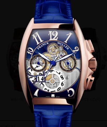 Franck Muller Cintree Curvex Men Grande Date Replica Watch for Sale Cheap Price 8083 CC GD FO 5N B